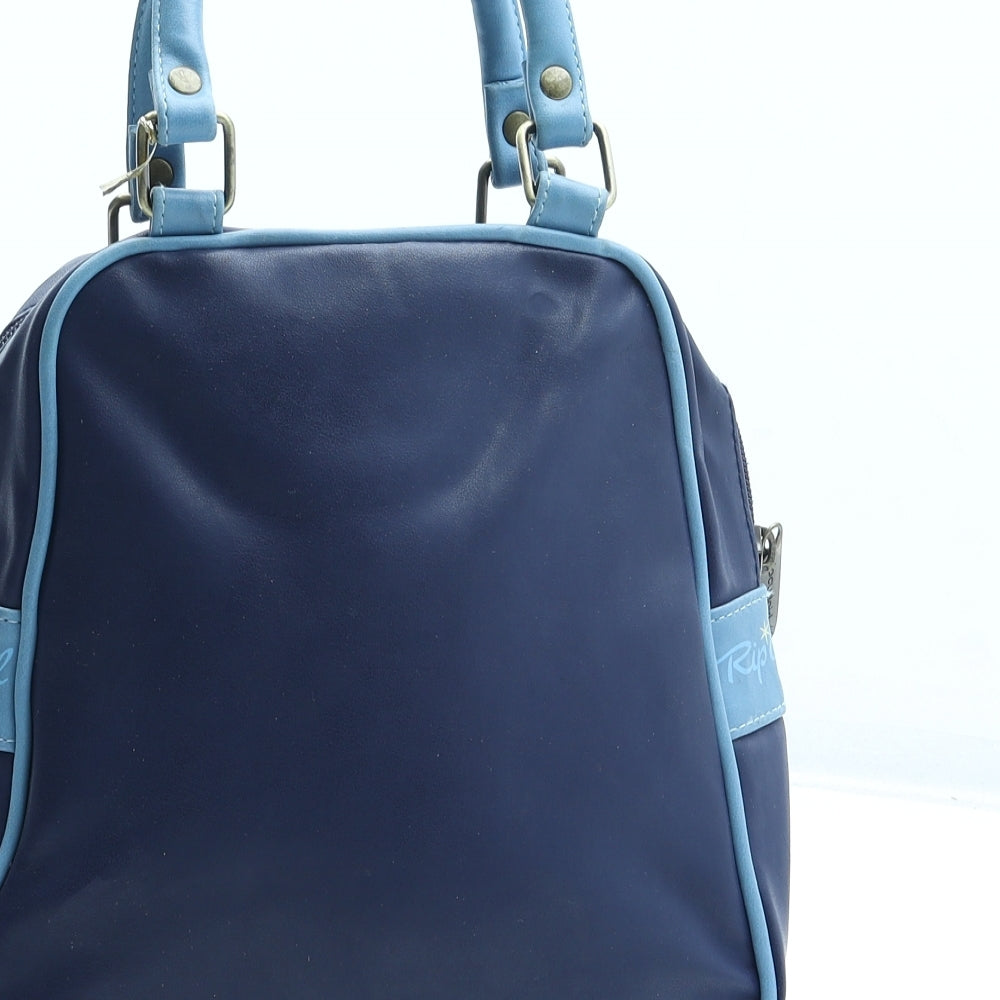 Rip Curl Girl Womens Blue Polyurethane Top Handle Bag Size Small