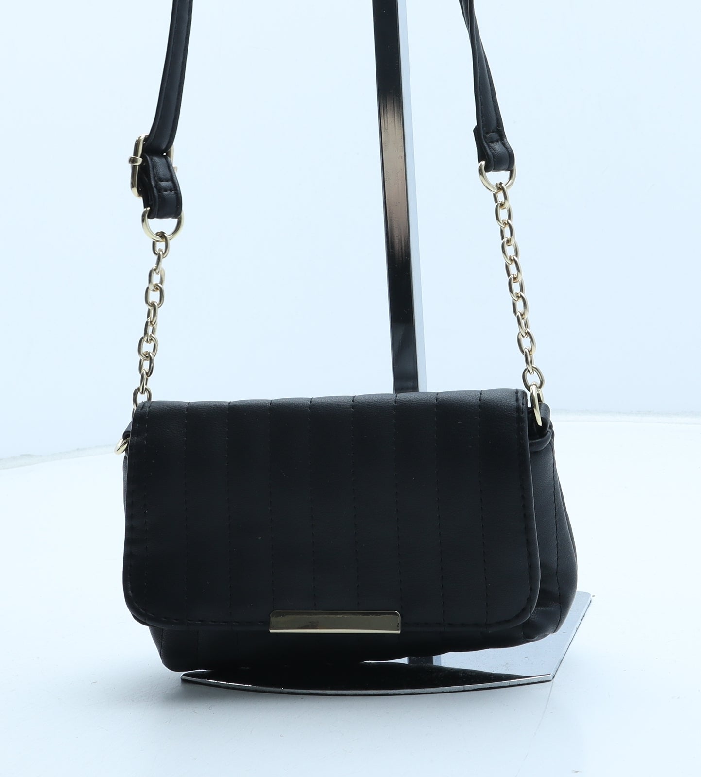 Primark Womens Black Polyurethane Crossbody Size Mini
