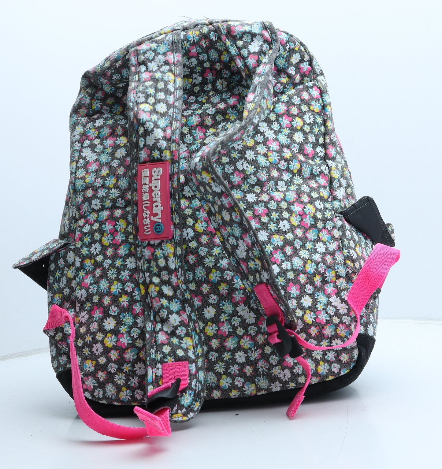 Superdry Womens Multicoloured Floral Polyester Backpack Size Large