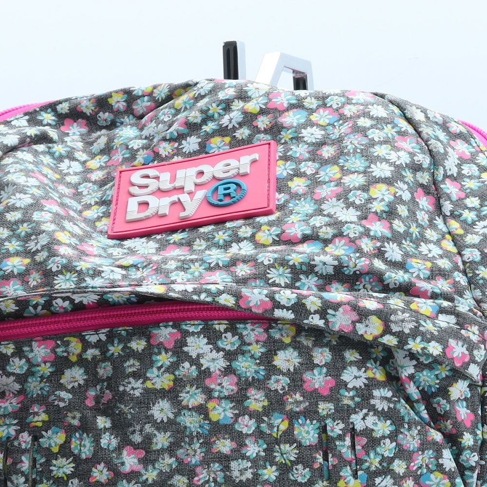 Superdry Womens Multicoloured Floral Polyester Backpack Size Large