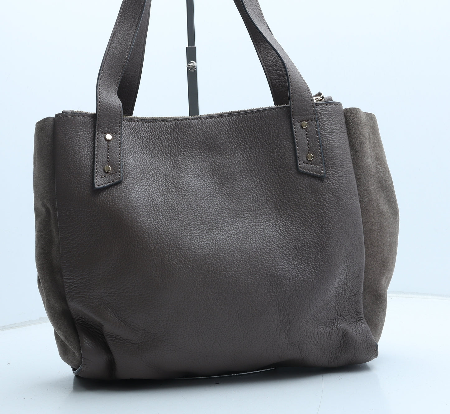 Accessorize Womens Brown Leather Tote Size Large