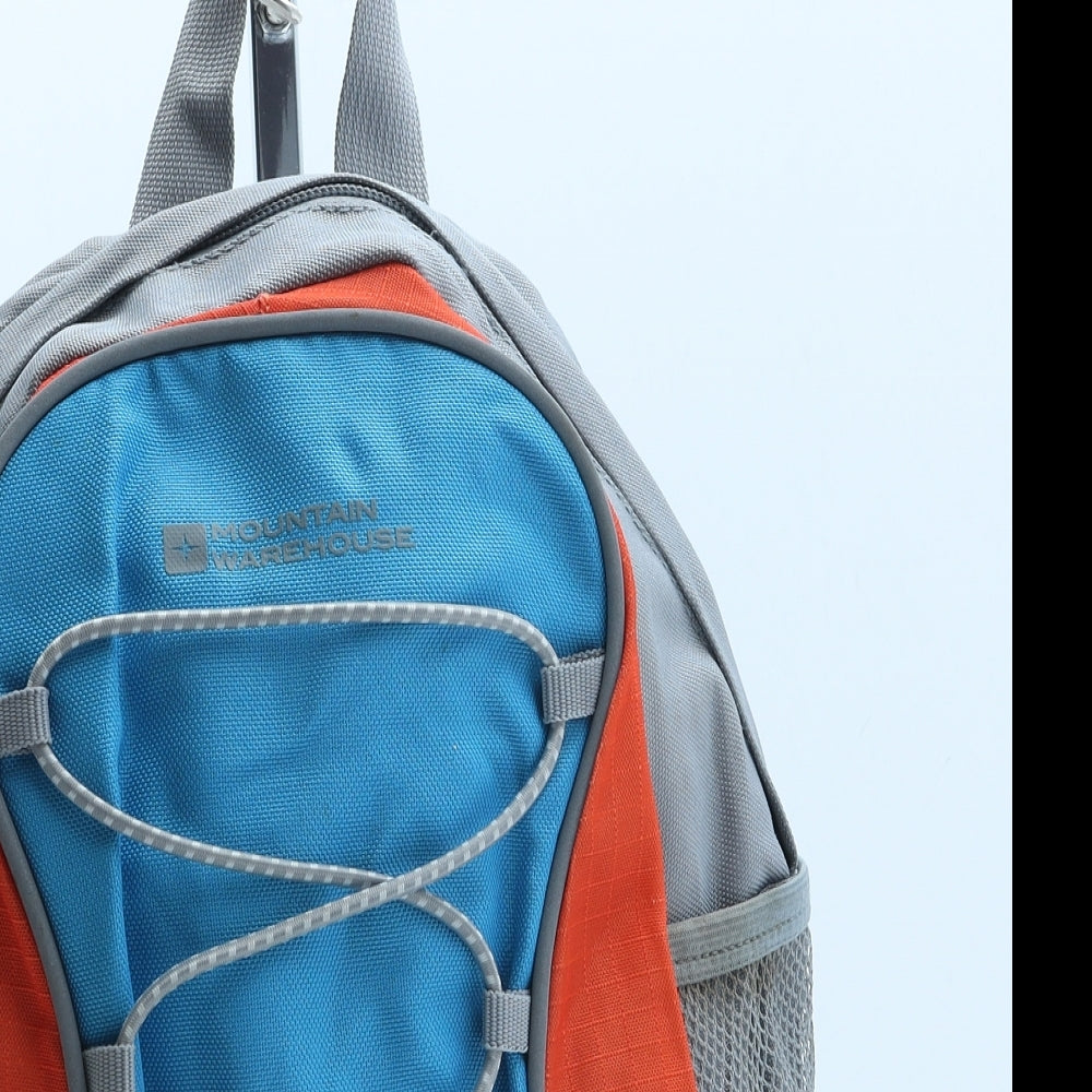 Mountain Warehouse Boys Grey Colourblock Nylon Backpack Size Medium Zip