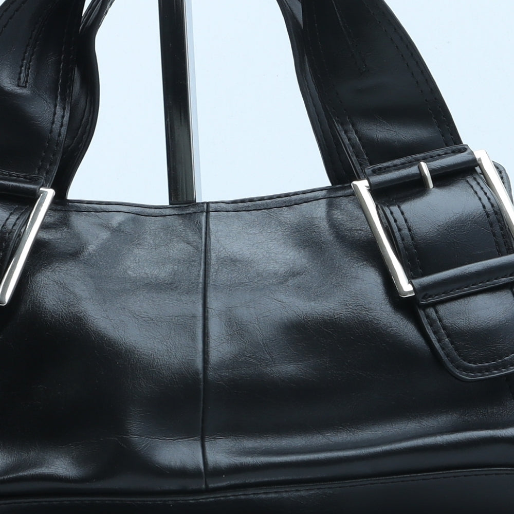 NEXT Womens Black PVC Top Handle Bag Size Small