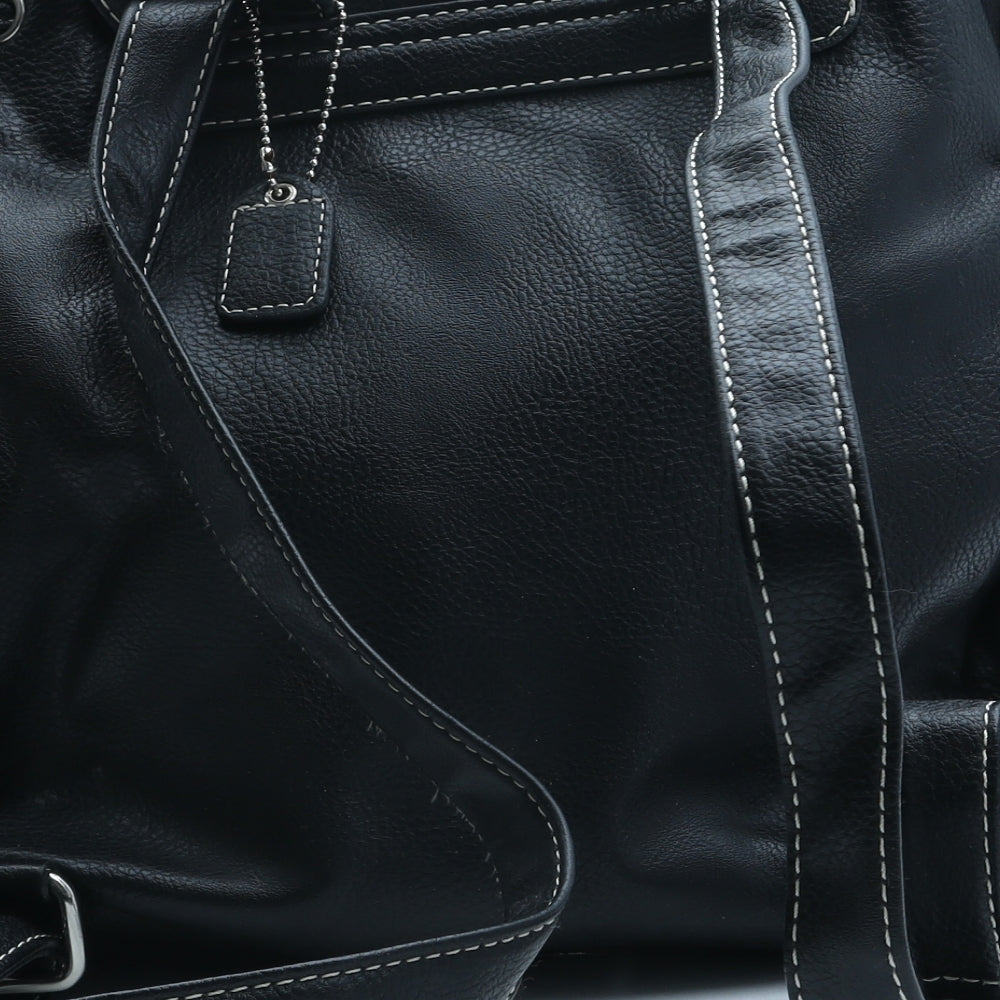 Clarks Womens Black Polyurethane Backpack Size Medium