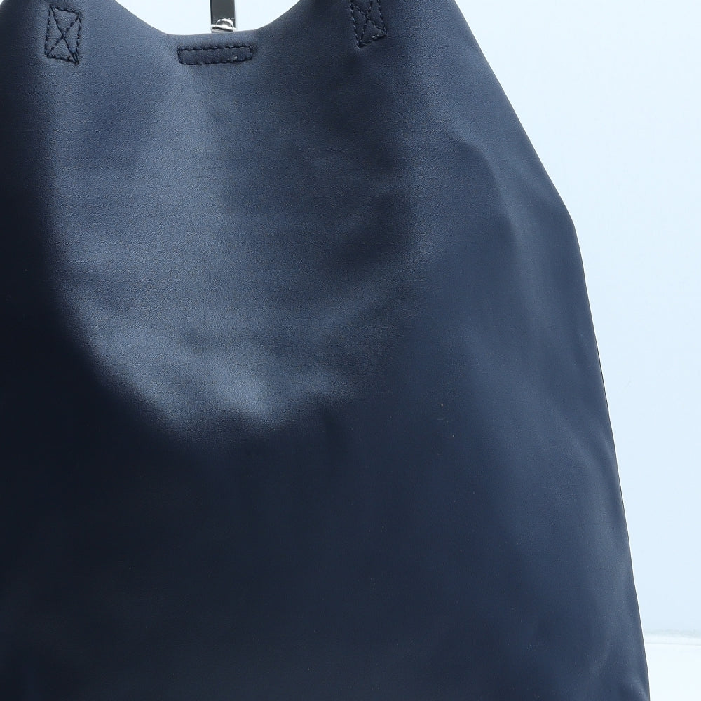 Preworn Womens Blue Polyurethane Tote Size Large