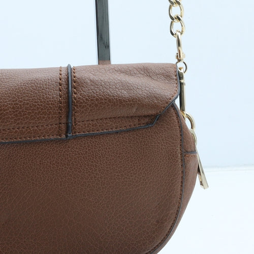 NEXT Womens Brown Polyurethane Crossbody Size Small