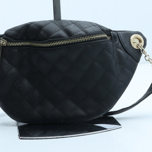 Primark Womens Black Polyurethane Belt Bag & Waist Pack Size Small