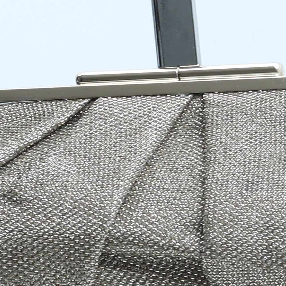 Oasis Womens Gold Polyester Clutch Size Medium