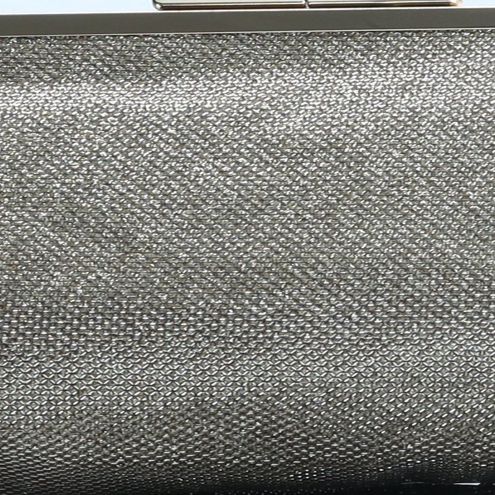 Oasis Womens Gold Polyester Clutch Size Medium