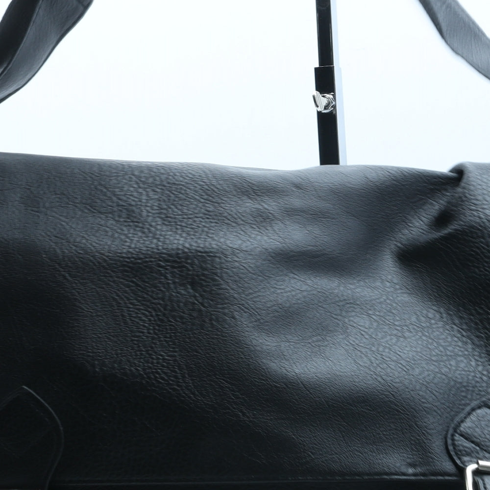 Cedar Wood State Mens Black PVC Satchel Size Large