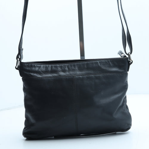 Marks and Spencer Womens Black Leather Crossbody Size Small