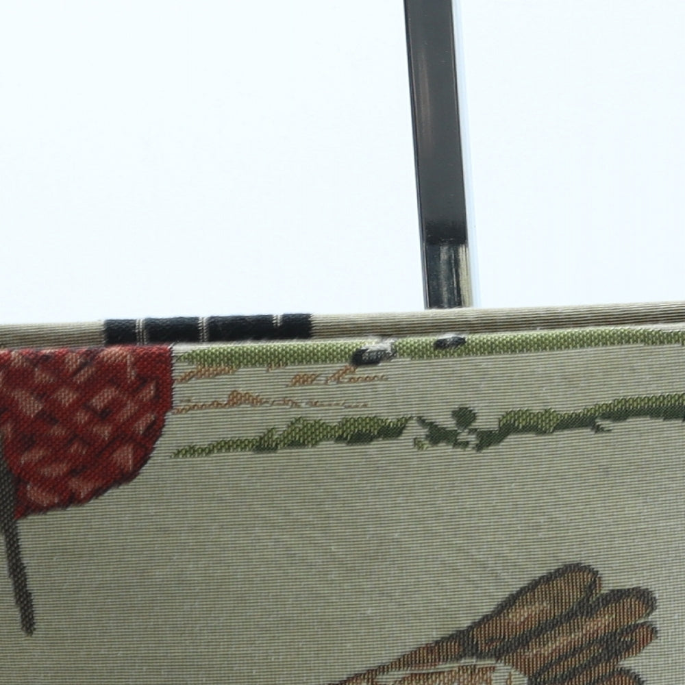 Signare Womens Beige Geometric Polyester Crossbody Size Small - Horse Riding Pattern