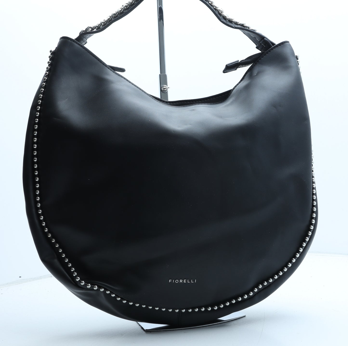 Fiorelli Womens Black Polyurethane Shoulder Bag Size Large
