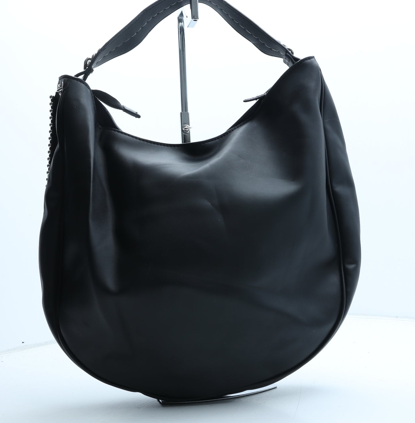 Fiorelli Womens Black Polyurethane Shoulder Bag Size Large