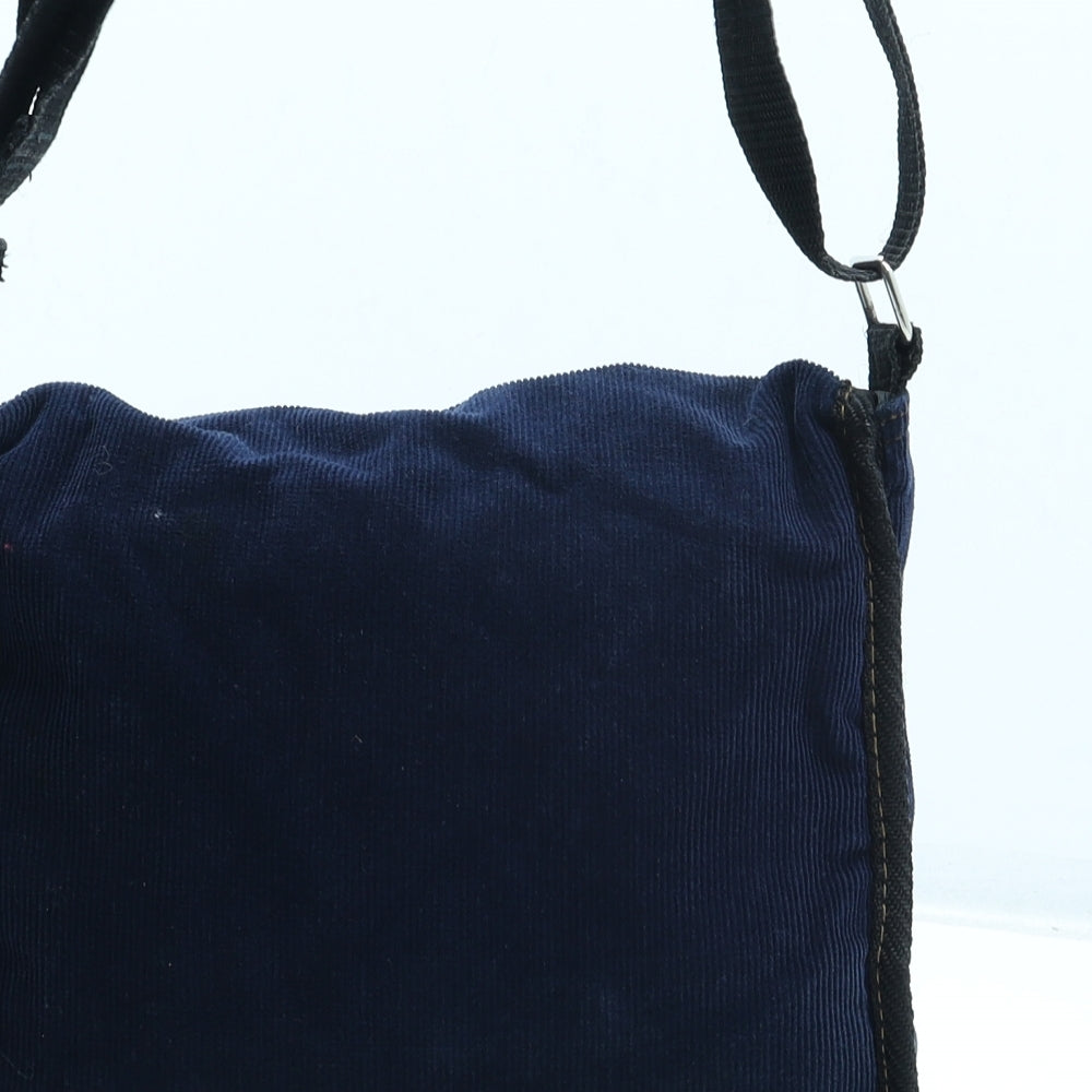 Preworn Womens Blue Cotton Crossbody Size Small
