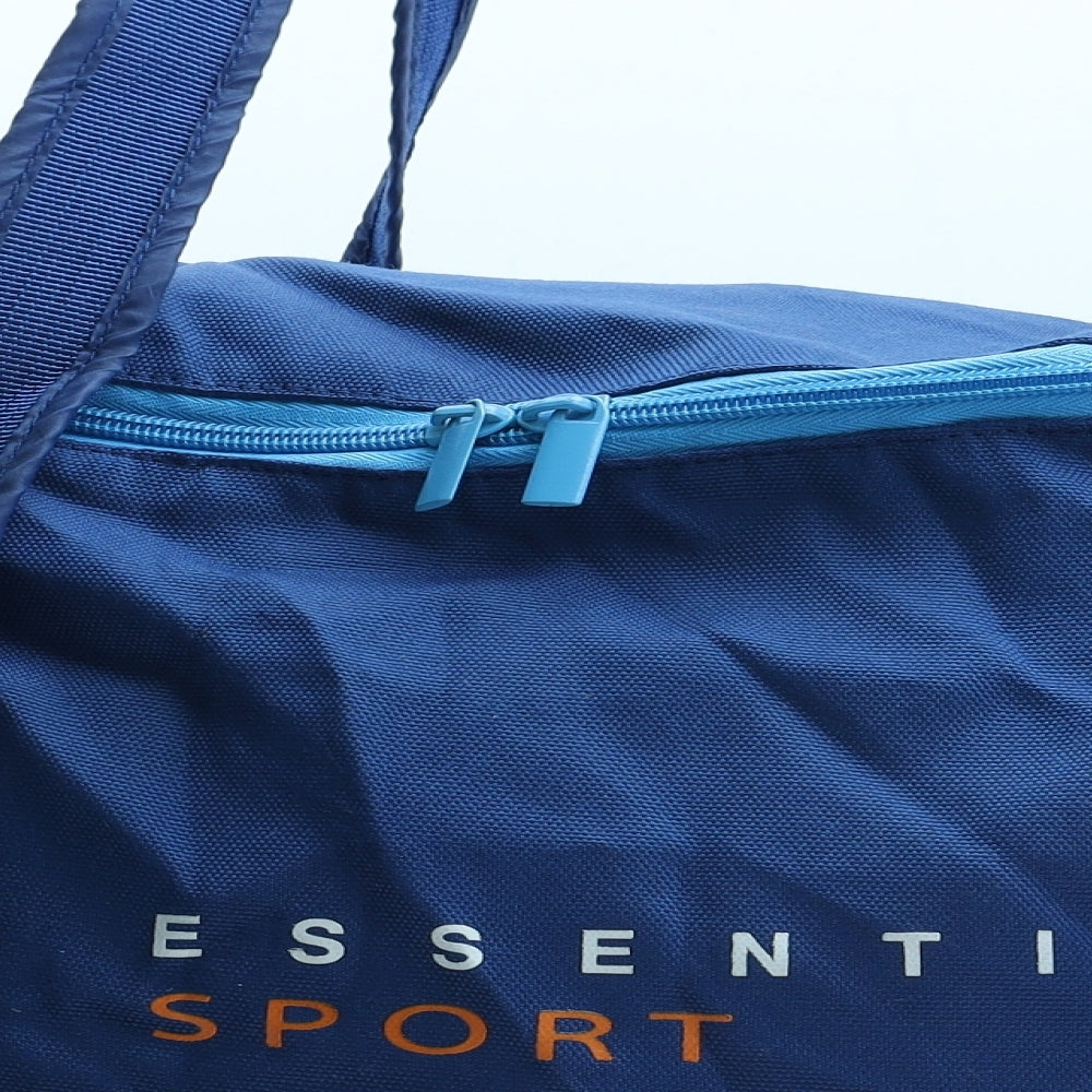 Lacoste Mens Blue Polyester Duffle Size Extra Large - Logo