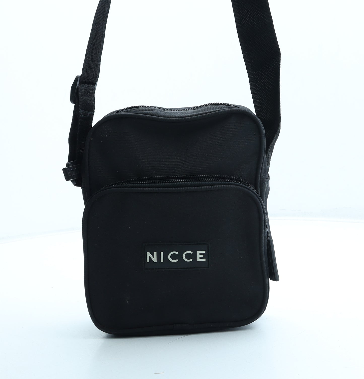 NICCE Mens Black Polyester Crossbody Size Small - Logo