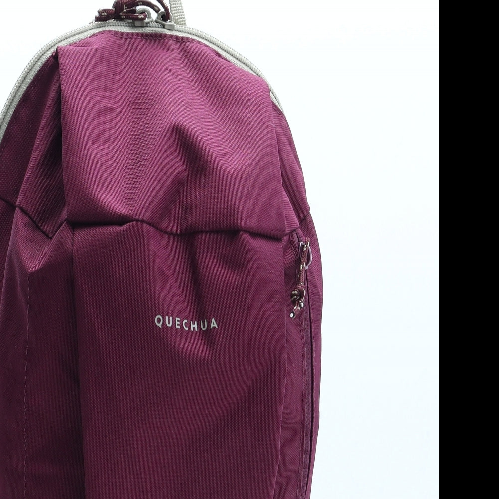 Quechua Womens Purple Polyester Backpack Size Medium