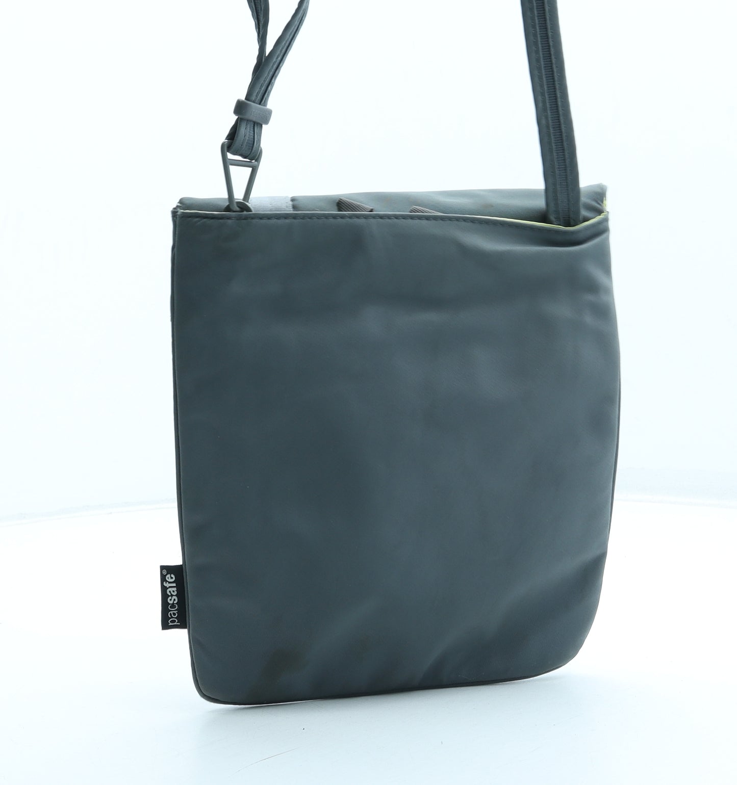 Pacsafe Mens Grey Polyester Crossbody Size Small