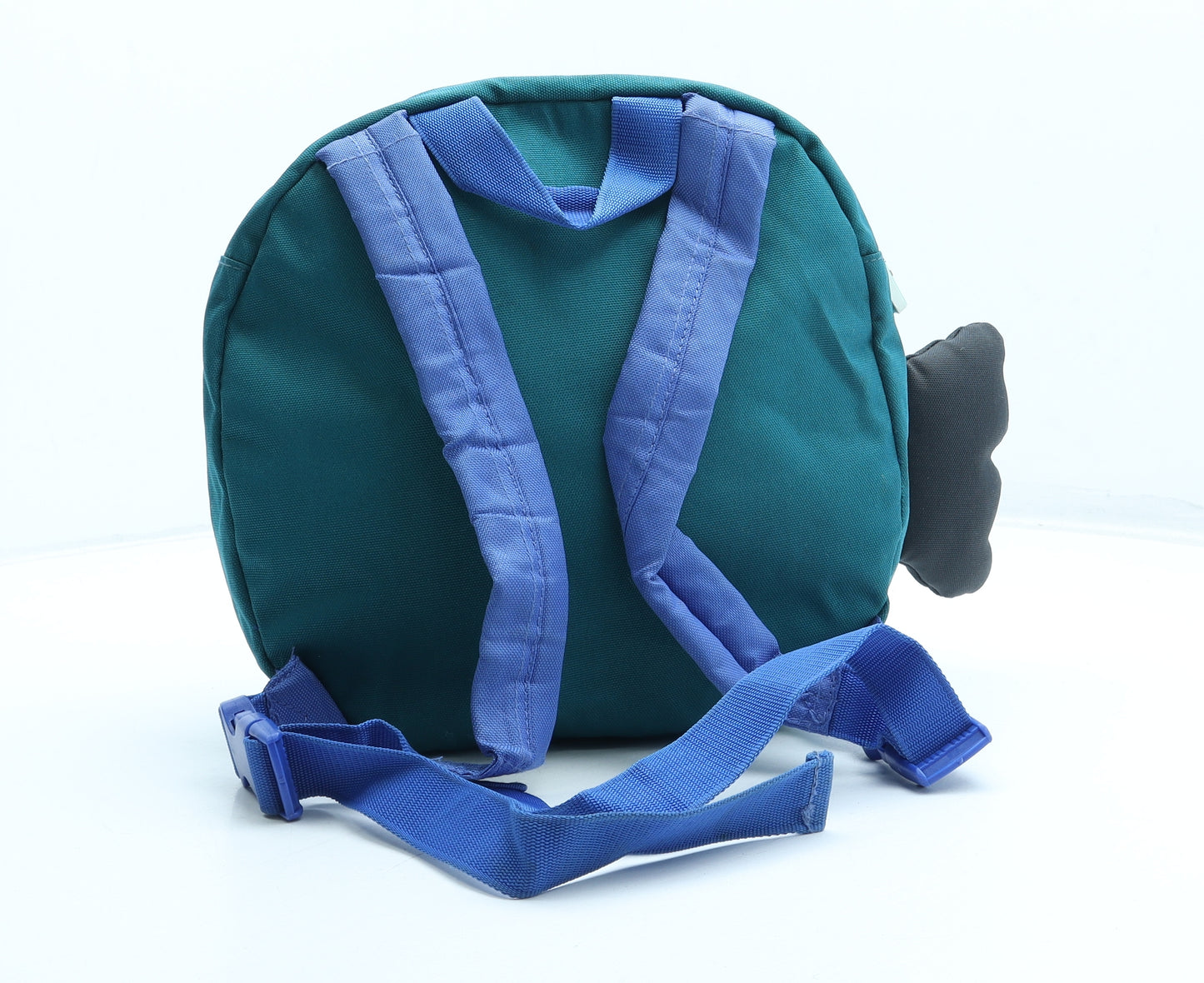 Preworn Boys Green Polyester Backpack Size Medium Zip - Fish