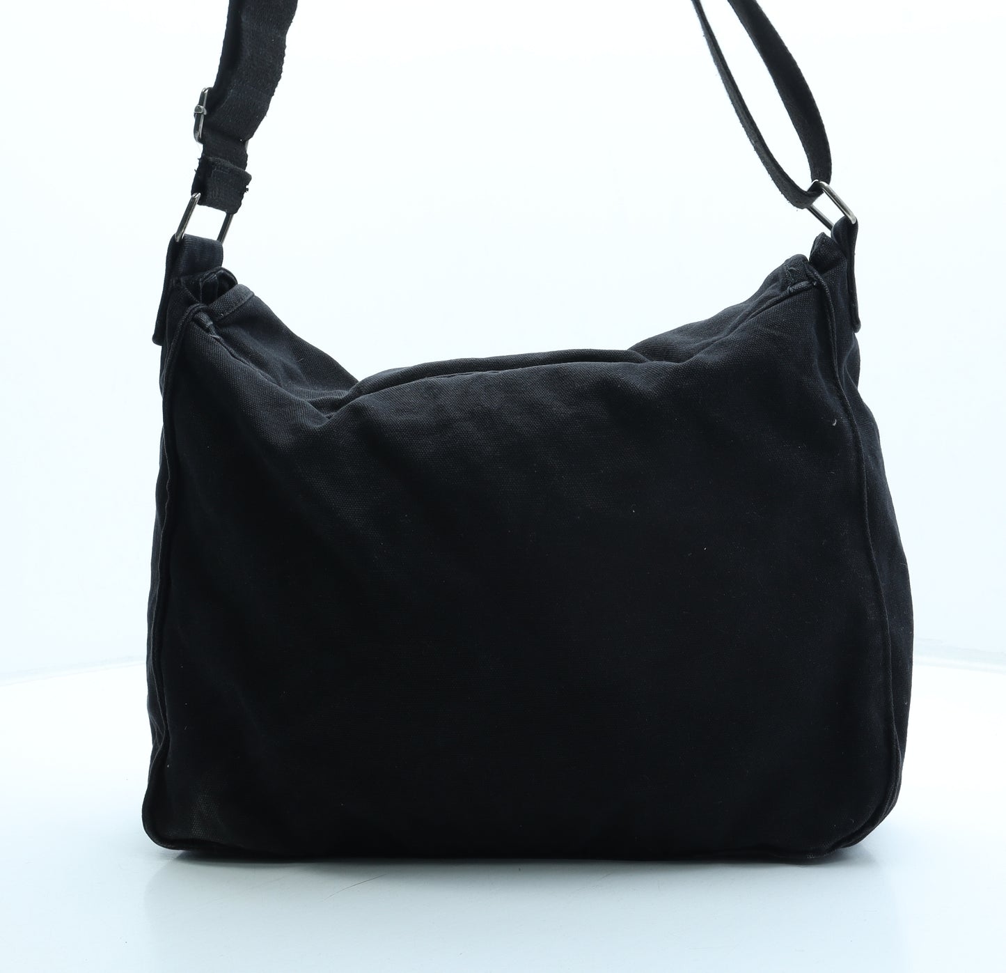 Blue Inc Mens Black Polyester Crossbody Size Medium