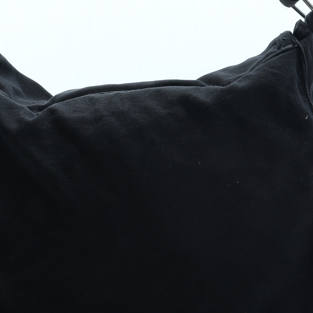 Blue Inc Mens Black Polyester Crossbody Size Medium