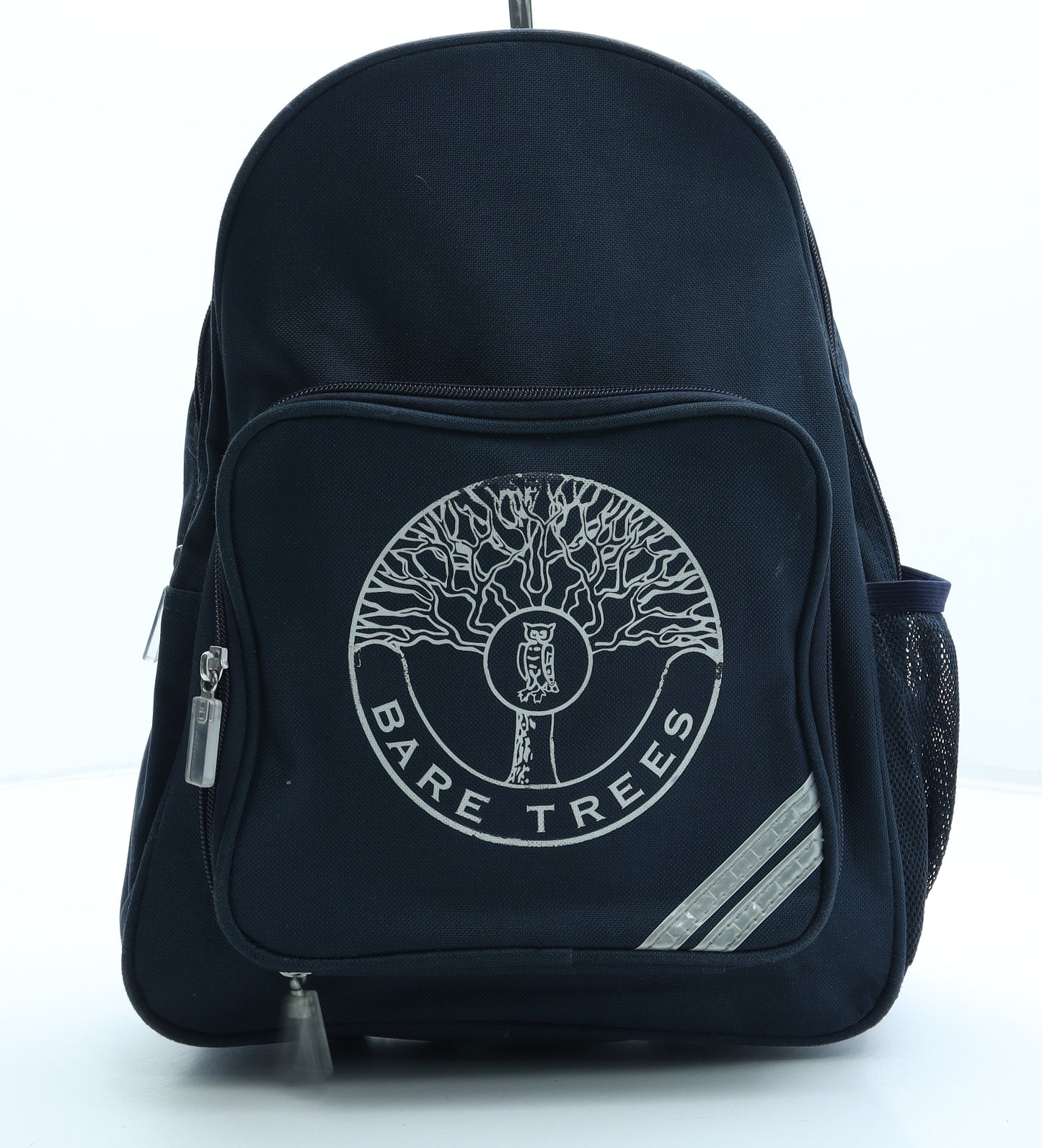 Bare Trees Boys Blue Polyester Backpack Size Medium Zip