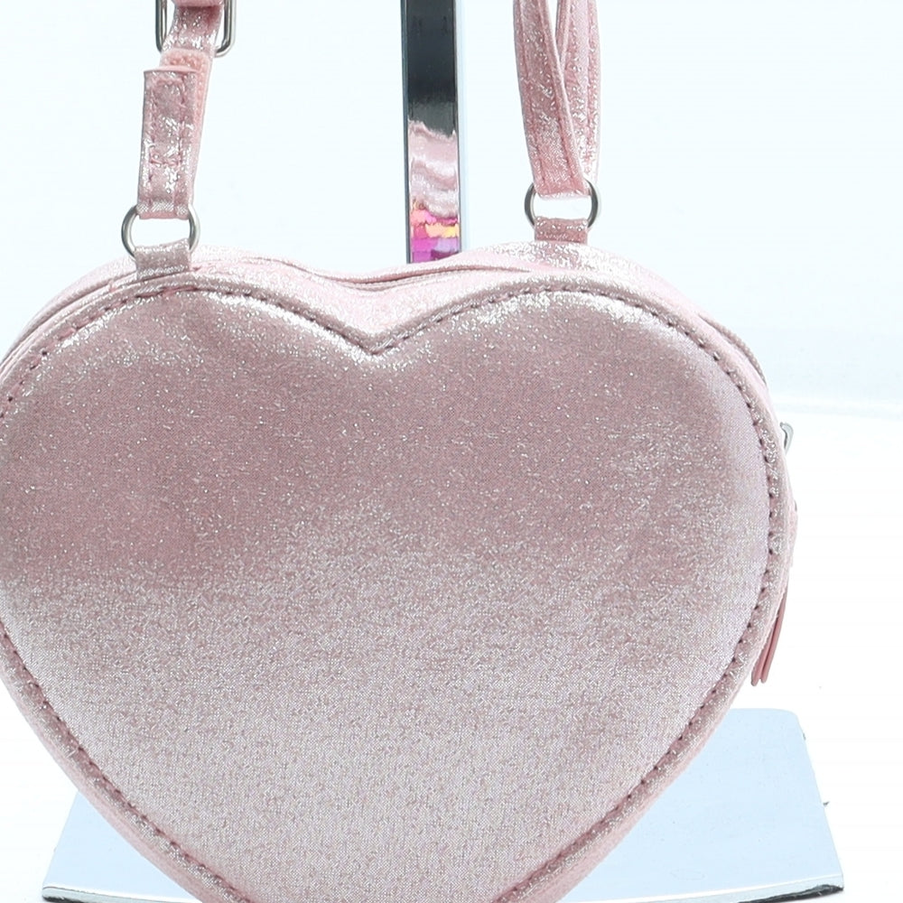 Angels by Accessorize Girls Multicoloured Polyester Crossbody Size Small Zip - Love Heart