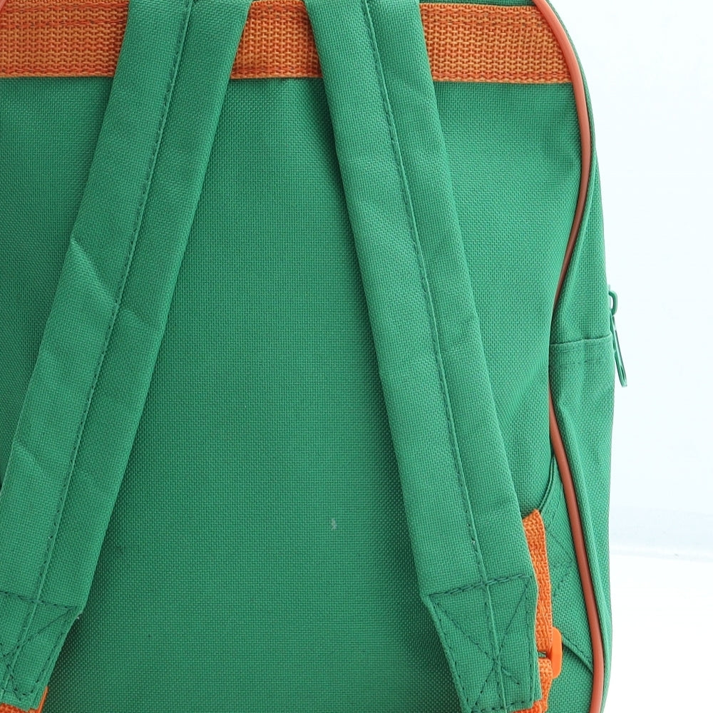 Peppa Pig Boys Green Polyester Backpack Size Medium Zip - George Pig