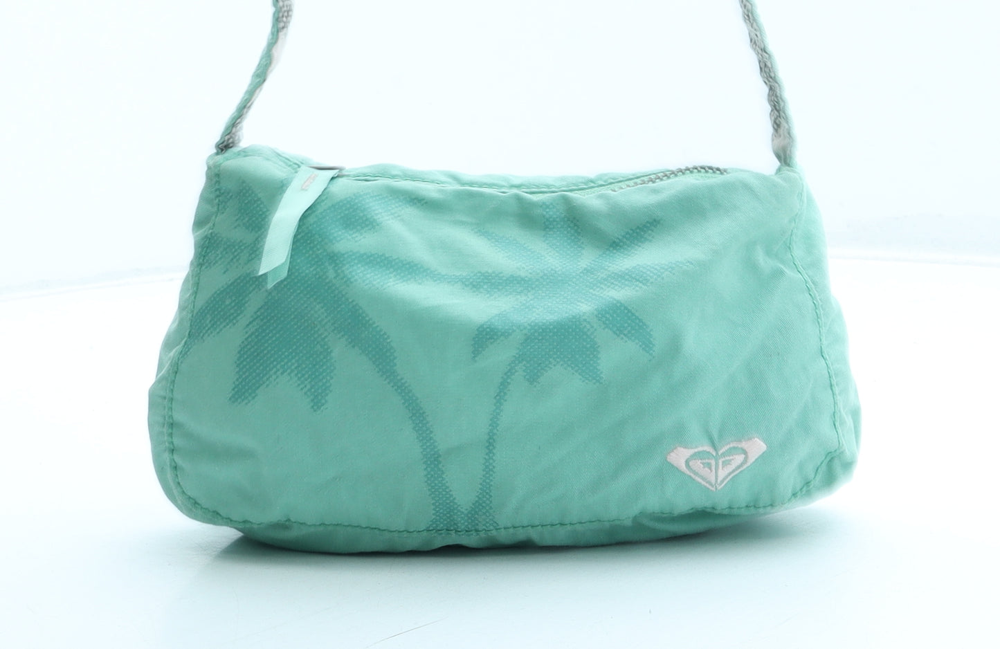 Quiksilver Womens Green Geometric Polyester Top Handle Bag Size Small