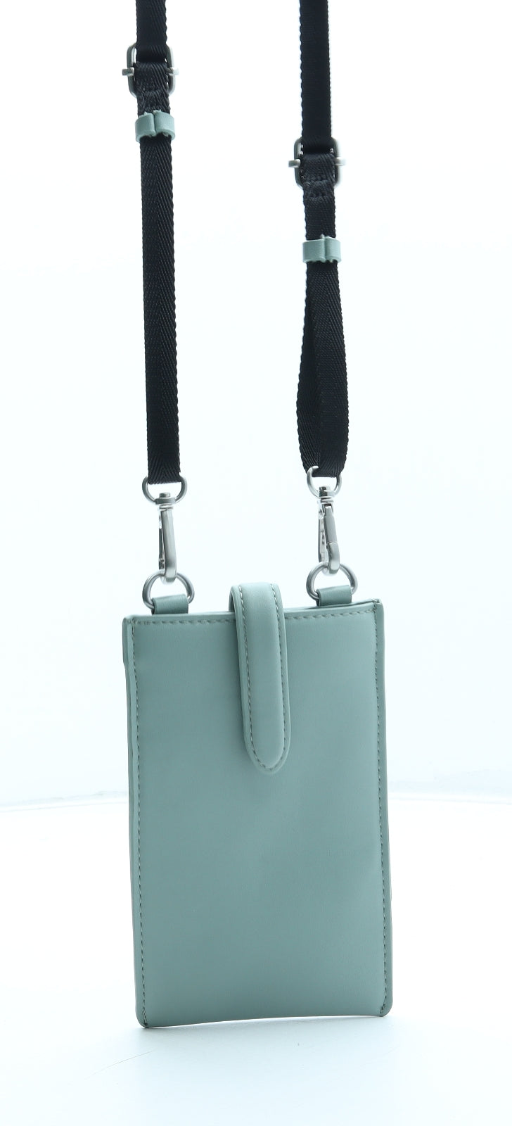 Zara Womens Blue Polyurethane Crossbody Size Mini