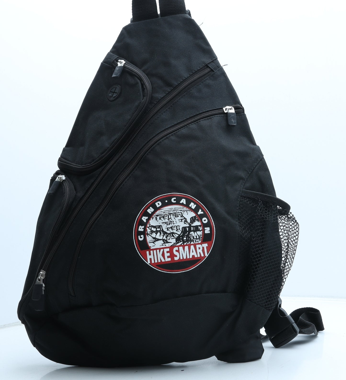 Hike Smart Mens Black Polyester Backpack Size Large - Grand Canyon