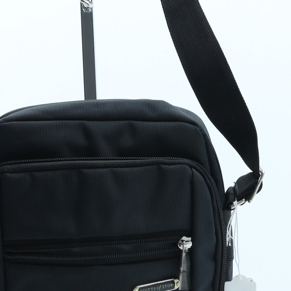 Scotts Of Stow Mens Black Polyester Crossbody Size Small