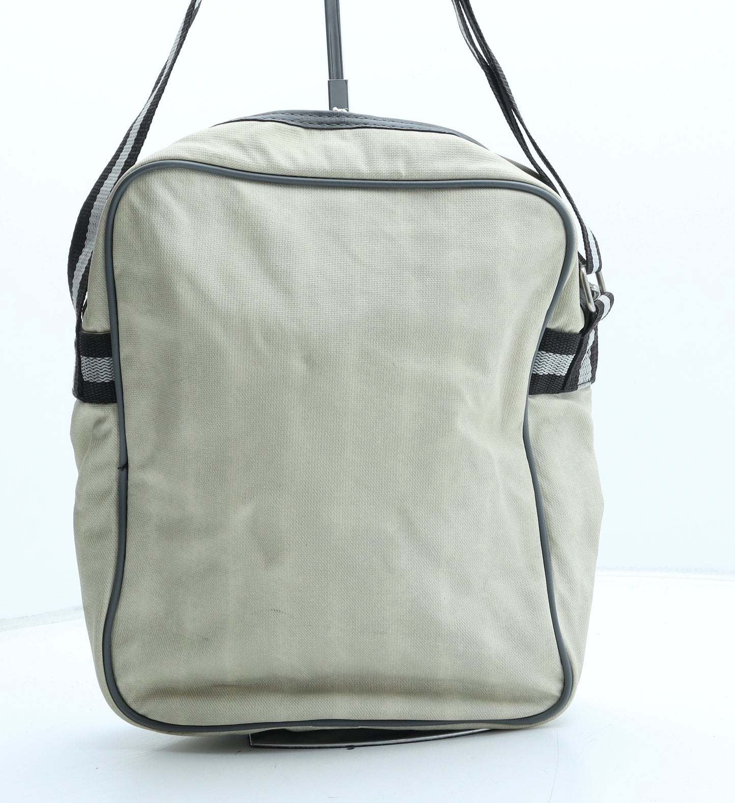 Hanna Barbera Mens Beige Geometric Polyester Crossbody Size Medium - Topcat