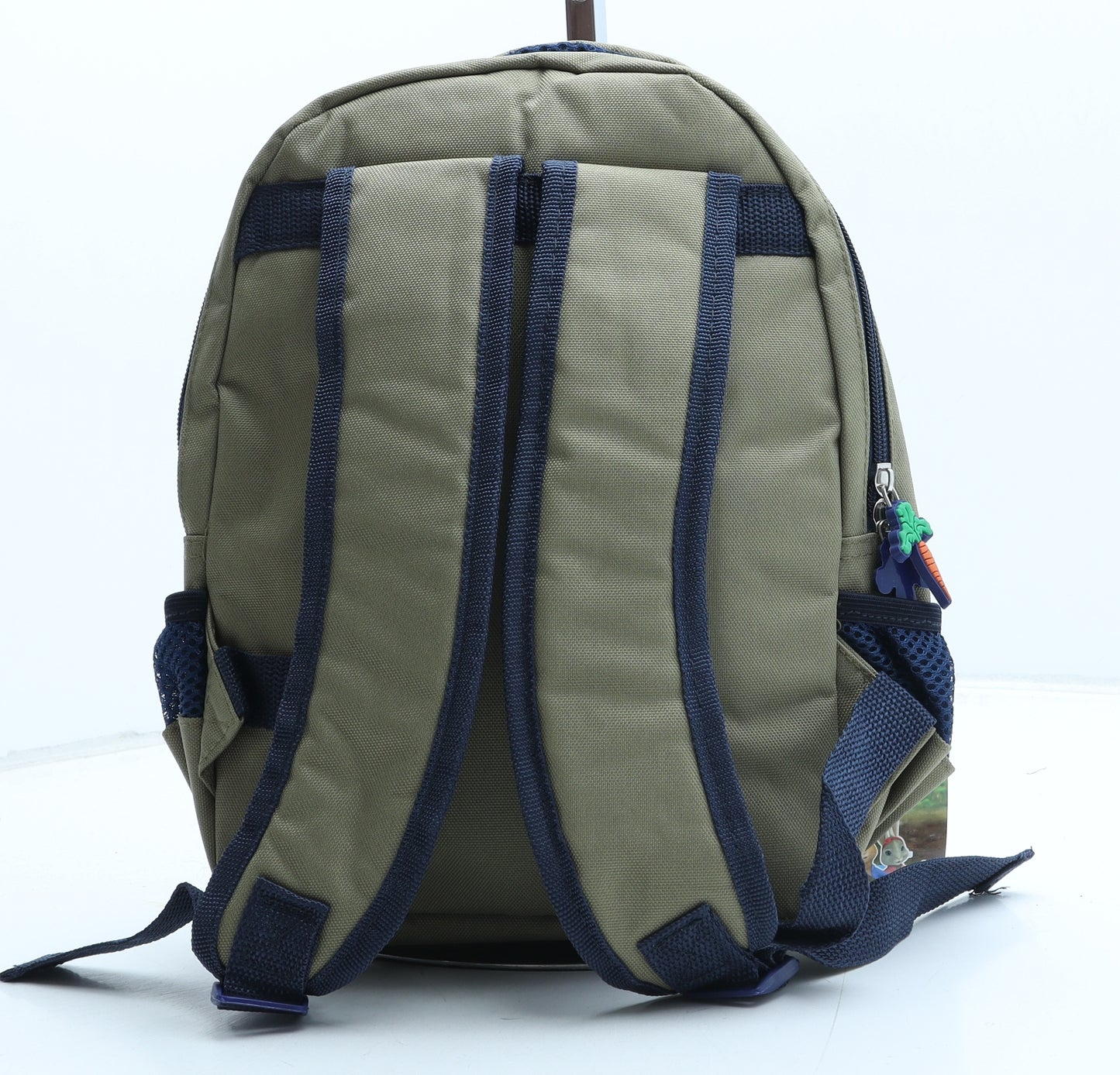 Peter Rabbit Boys Green Polyester Backpack Size Medium Zip