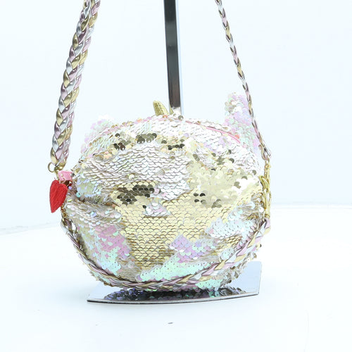 Ty Girls Pink Polyester Crossbody Size Medium Zip - Unicorn