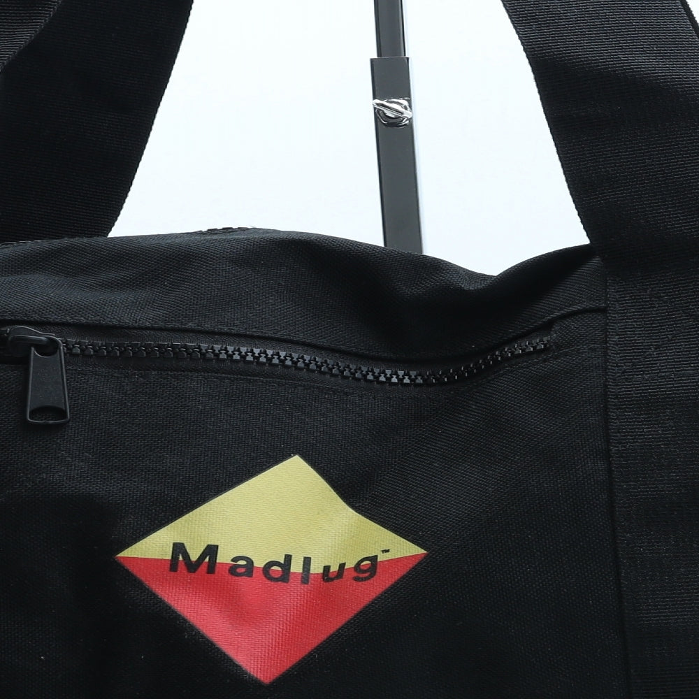Madlug Mens Black Polyester Duffle Size Large