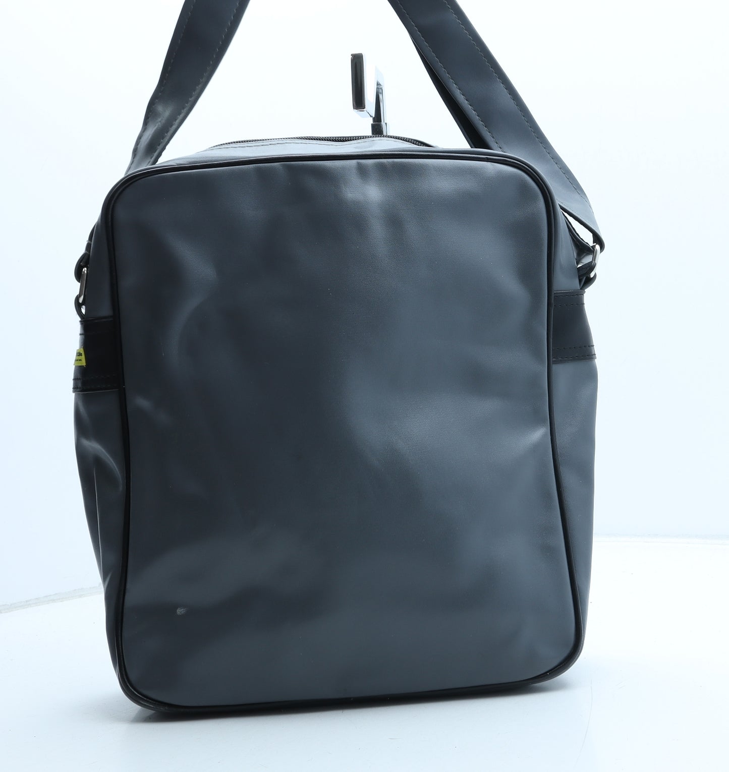 Waldo Pancake Mens Grey Polyurethane Crossbody Size Medium - Slogan