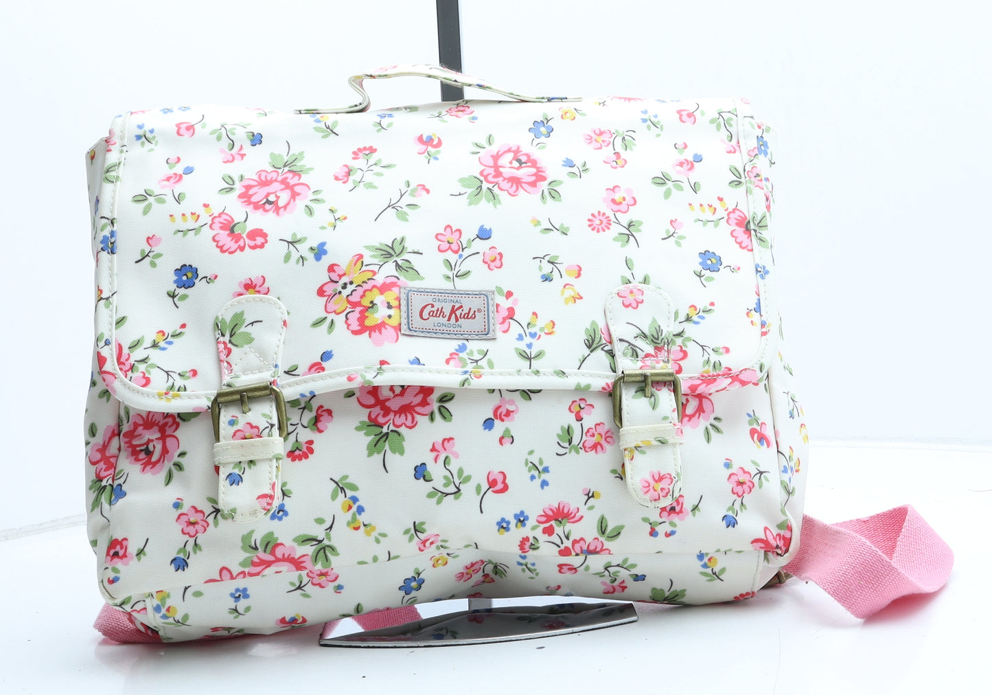 Cath Kidston Girls Multicoloured Floral PVC Satchel Size Large Magnetic