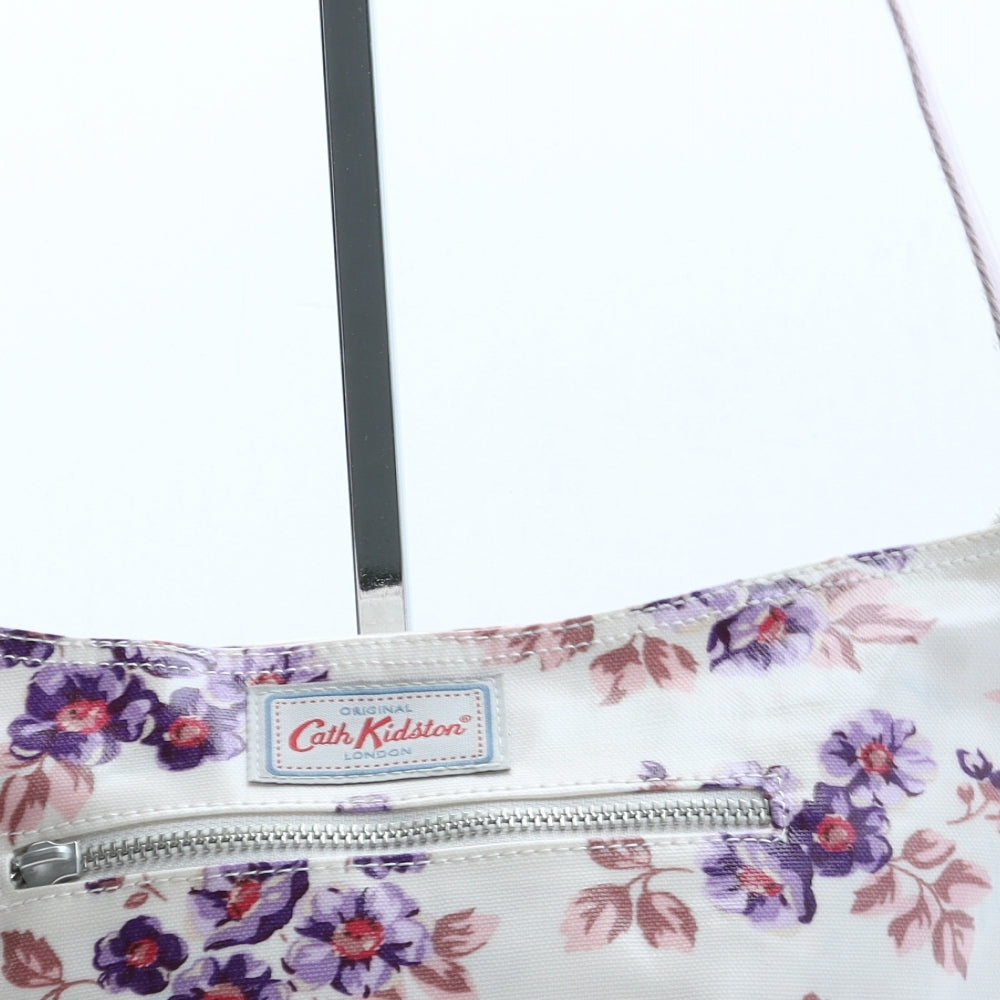 Cath Kidston Womens Pink Floral PVC Crossbody Size Medium