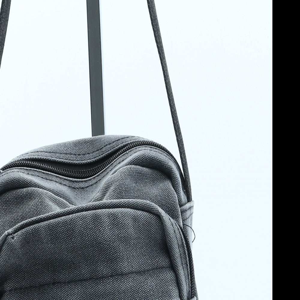 Preworn Womens Grey Polyester Crossbody Size Small