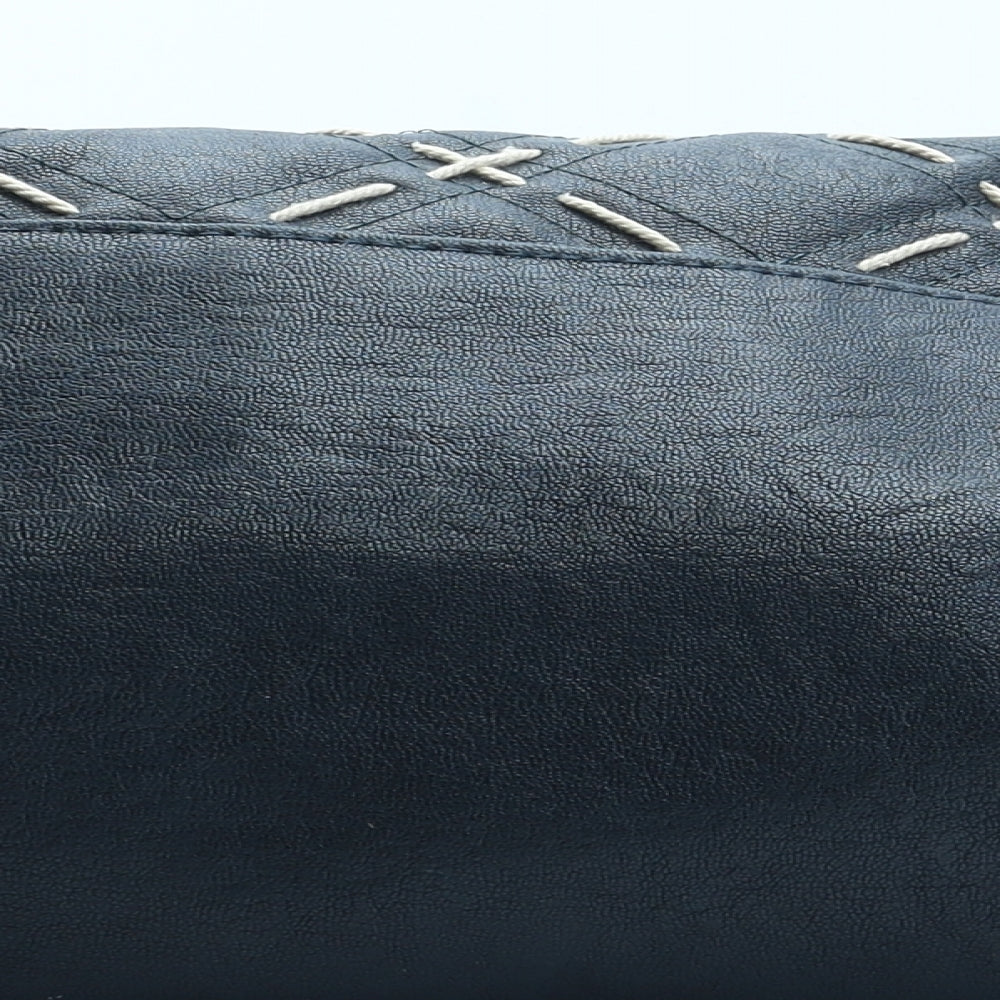 Dorothy Perkins Womens Black Polyurethane Shoulder Bag Size Medium