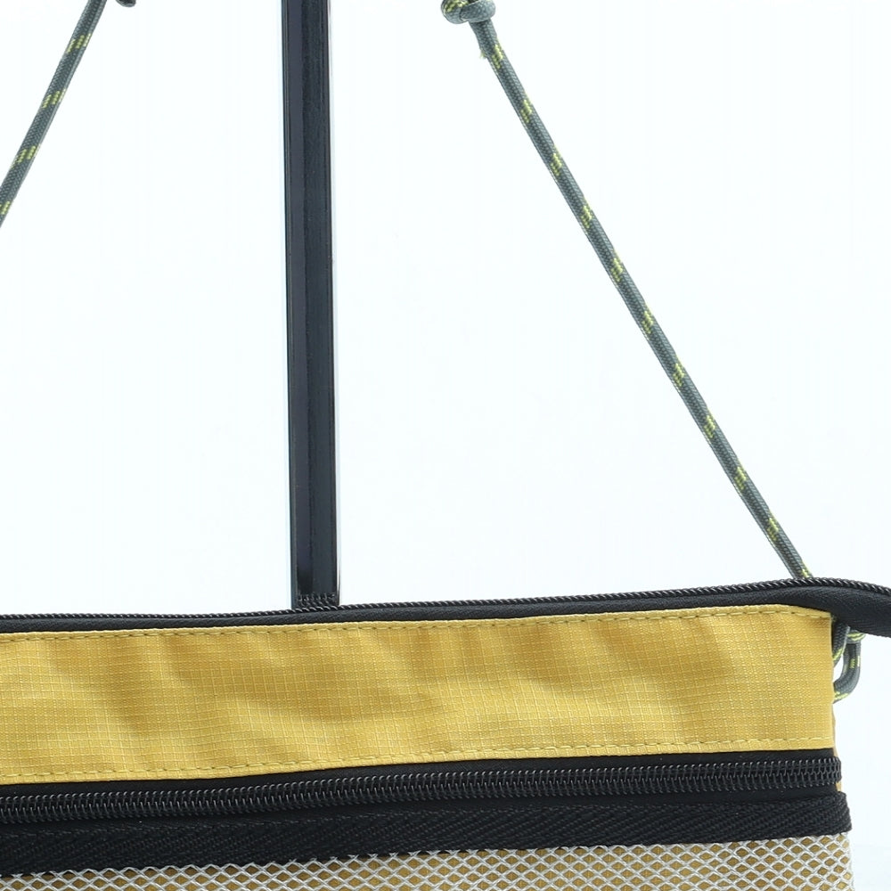 ASOS Womens Yellow Polyester Shoulder Bag Size Small