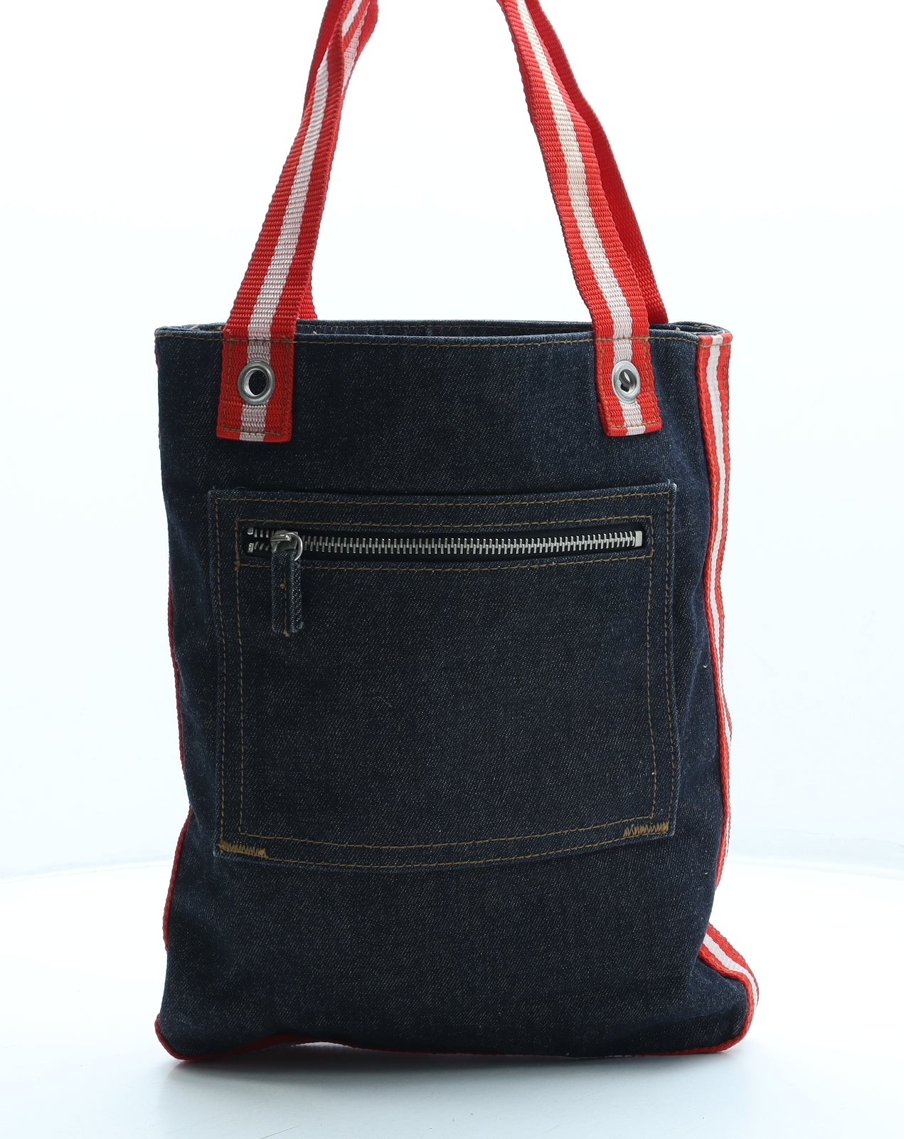 Divided by H&M Womens Blue Cotton Tote Size Medium