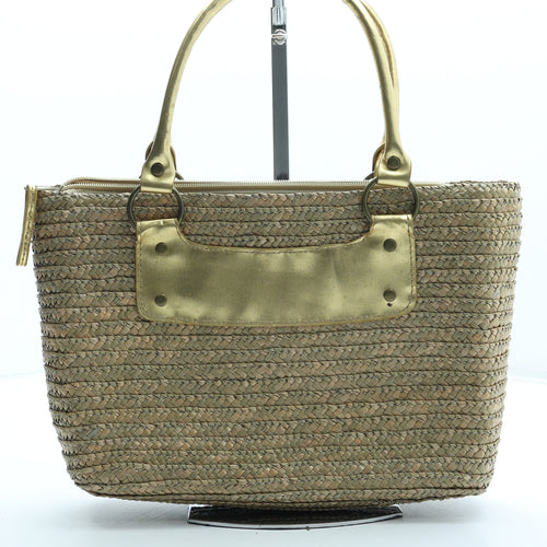 Primark Womens Beige Straw Tote Size Medium