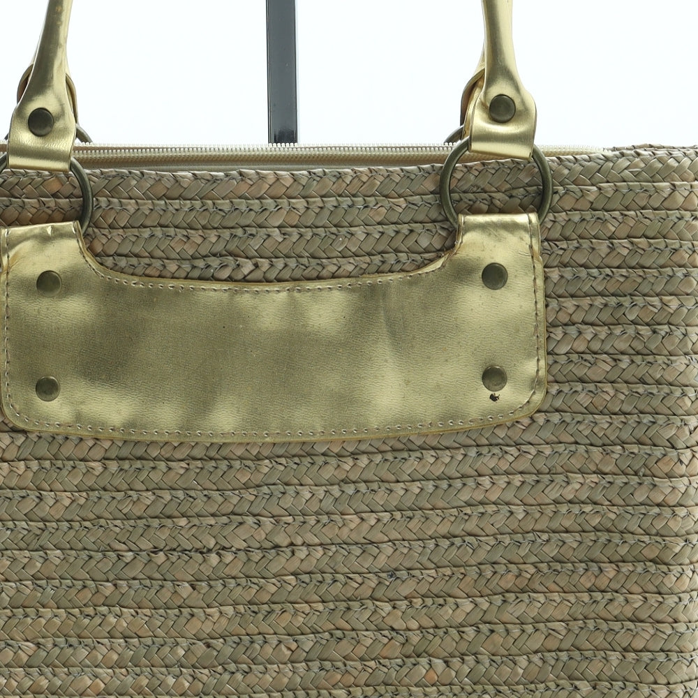 Primark Womens Beige Straw Tote Size Medium