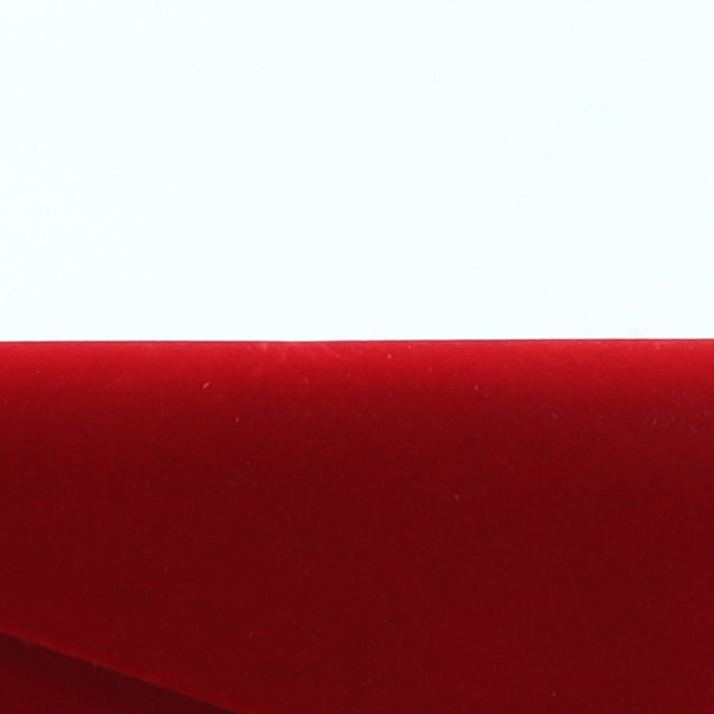 Preworn Womens Red Polyester Clutch Size Small