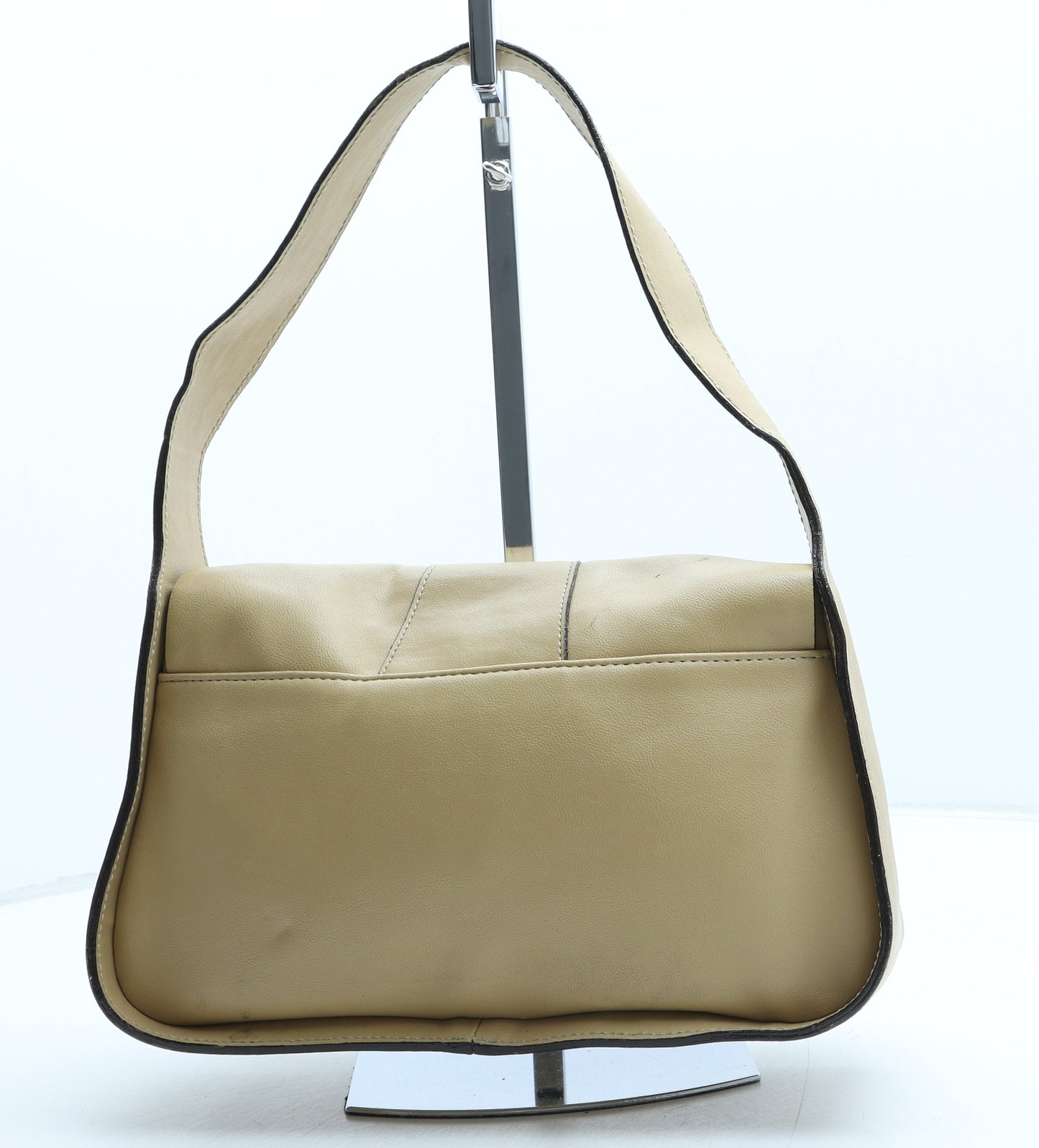 NEXT Womens Beige PVC Shoulder Bag Size Medium