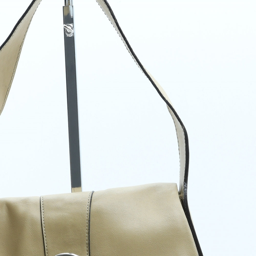 NEXT Womens Beige PVC Shoulder Bag Size Medium