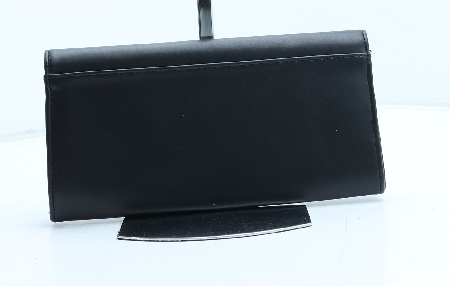 New Look Womens Black Polyurethane Clutch Size Medium